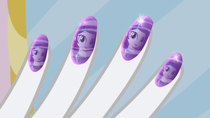  Rarity s reflection in her nails EG