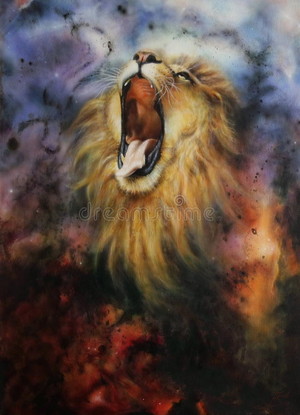  Roaring Lion In Art