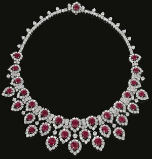  Ruby And Diamond collier