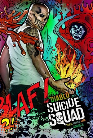  Suicide Squad (2016) Poster - El Diablo