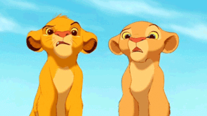 Walt Disney Gifs - Simba & Nala