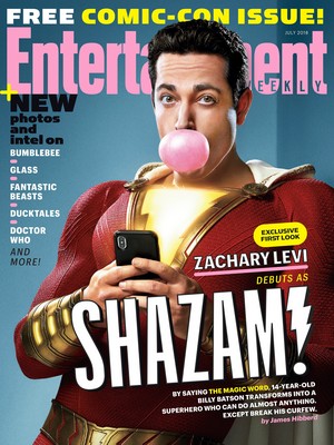  Zachary Levi ~ Entertainment Weekly ~ July 2018