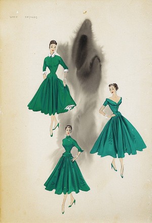  "'50's' Fashion Sketch