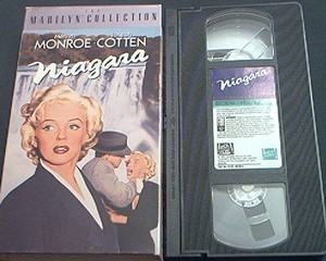  1953 Film, Niagara, On videocasetera, cinta de vídeo