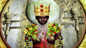  Ancient Igbo African Goddess Moor Canaanite Igbo Named After 欧洲 Europa Iruopa Iruonwa Moon Face