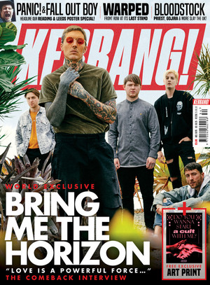  Bring Me The Horizon at Kerrang Magazine Cover