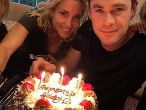  Chris and wife celebrating his 35th birthday