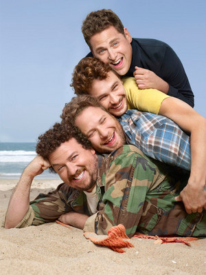  Danny McBride, Seth Rogen, James Franco and Jonah पहाड़ी, हिल - Rolling Stone Photoshoot - 2013