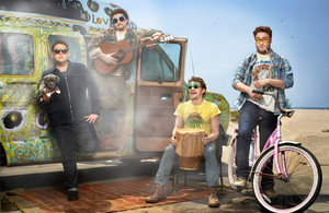 Danny McBride, Seth Rogen, James Franco and Jonah Hill - Rolling Stone Photoshoot - 2013