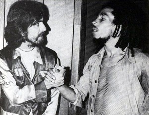  George Harrison and Bob Marley
