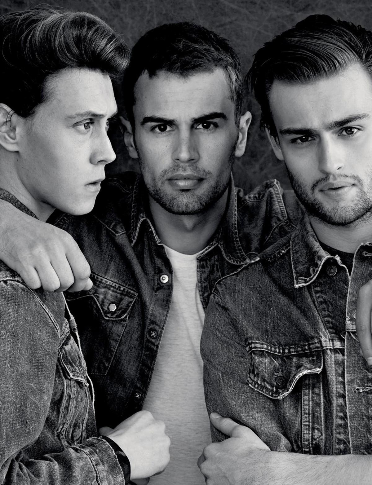 George MacKay, Theo James and Douglas Booth - GQ Style Photoshoot - 2014
