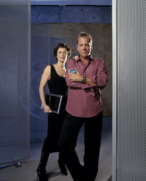 Jack Bauer and Nina Myers