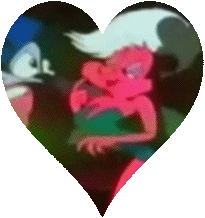  Johnny Pew and Bimbette Skunk (Heart)