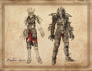  Oblivion Concept Art - Daedric Armor
