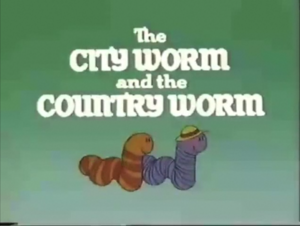 The City Worm and the Country Worm titlecard