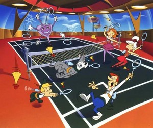  The Jetsons Playing Теннис
