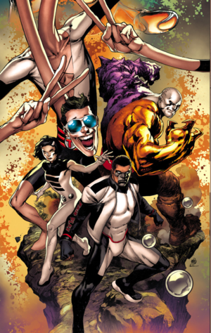  The Terrifics issue 1 cover textless
