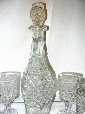  Vintage Crystal Decanter Set