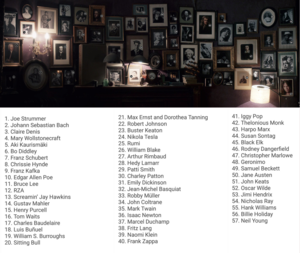 Wall of heroes (Only Lovers Left Alive)