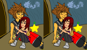  You and Me friends Together Sora and Kairi Forever. .