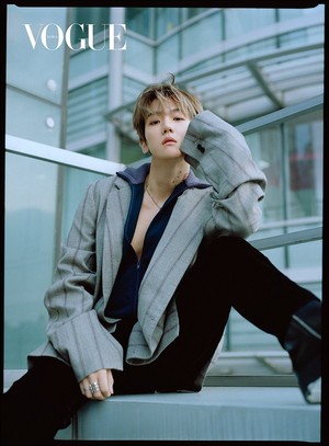  Baekhyun for Vogue Korea magazine on December 2018 issue