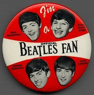  Beatles Official پرستار pin