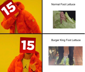  Burger king foot rau diếp