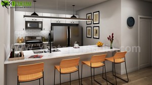  Creative Modern Style باورچی خانے, باورچی خانہ Design Ideas سے طرف کی Yantram 3d interior modeling Bern