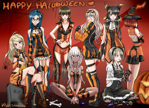  DRV3 GIRLS Halloween
