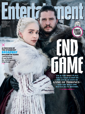Game of Thrones Season 8 - Daenerys Targaryen and Jon Snow at Entertainment Weekly cover