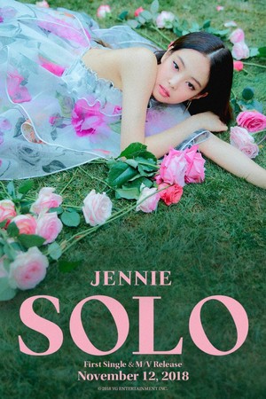  Jennie's teaser afbeeldingen for "SOLO"