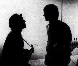  John and Paul silhouettes