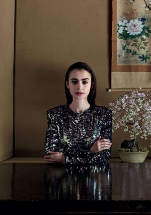  Lily Collins for Vogue Giappone [June 2018]