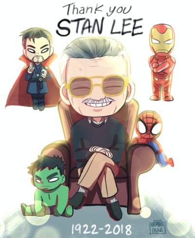 Stan Lee (1922-2018) - Stan lee Fan Art (41666933) - Fanpop