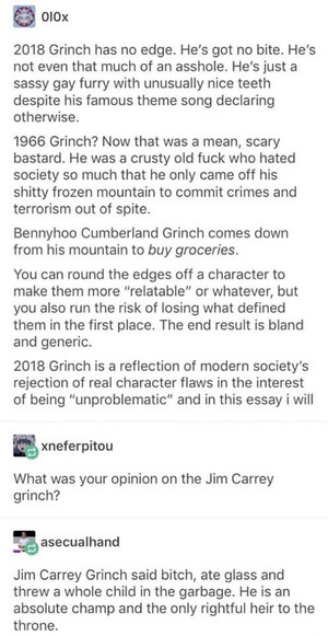 The Grinch Analysis