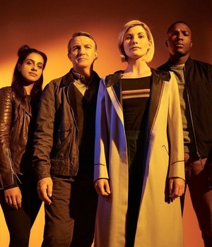  Thirteenth Doctor and her TARDIS crew