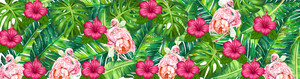  Tropical Pattern Banner