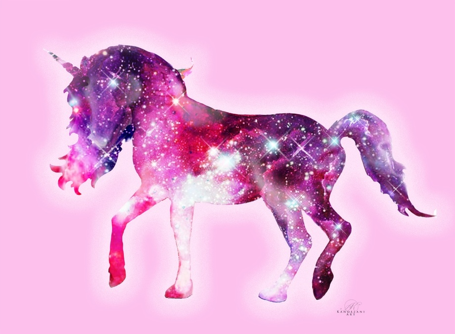 unicornios galaxy.