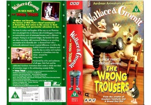  Wallace and Gromit: The Wrong Trousers On VHS (UK Version)