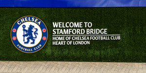  Welcome To Stamford Bridge dinding sejak Unionjack