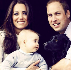  William and Kate and George💖