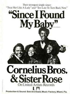  Promo Ad Pertaining To Cornelius Brothers And Sister Rose