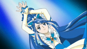 “The blue spring of intelligence, Cure Aqua!”