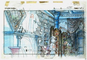  Animation layouts from ‘Spirited Away’