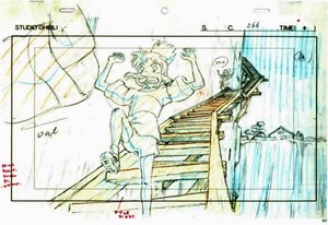  animation layouts from ‘Spirited Away’