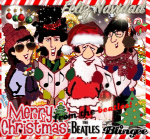  Beatles/Christmas gif