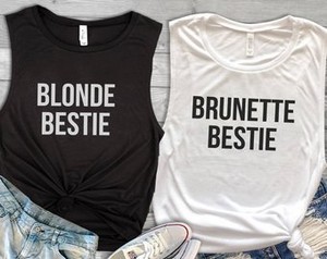  Blonde Bestie Brunette Bestie T-shirts