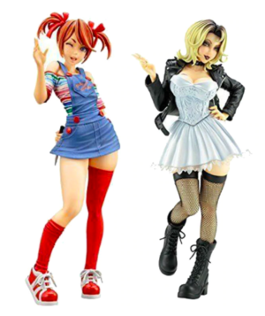  Chucky & Tiffany Bishoujo Figurines