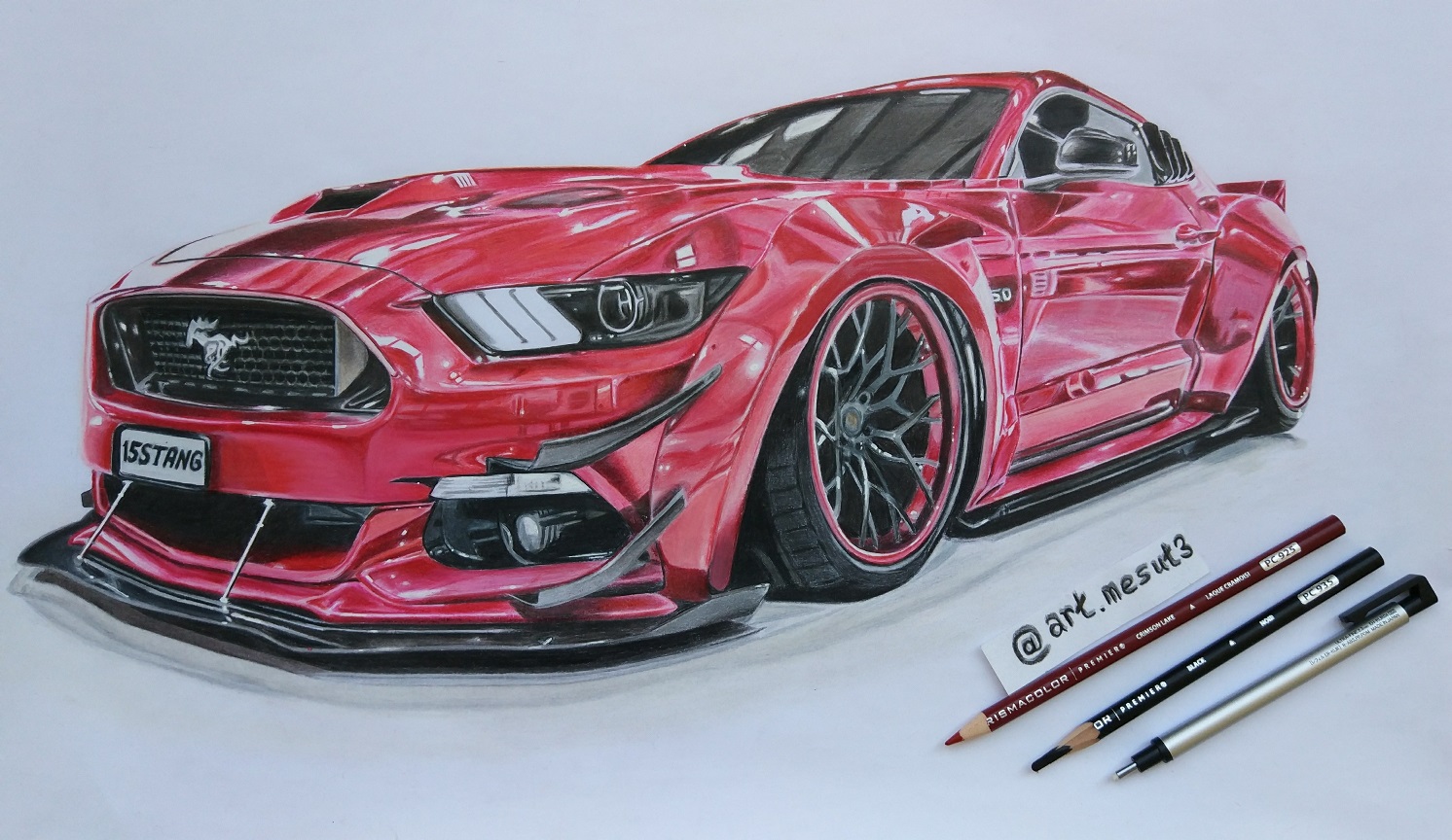 Ford mustang gt Drawing