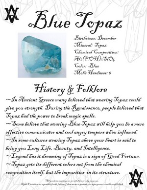  History Of Blue Topaz